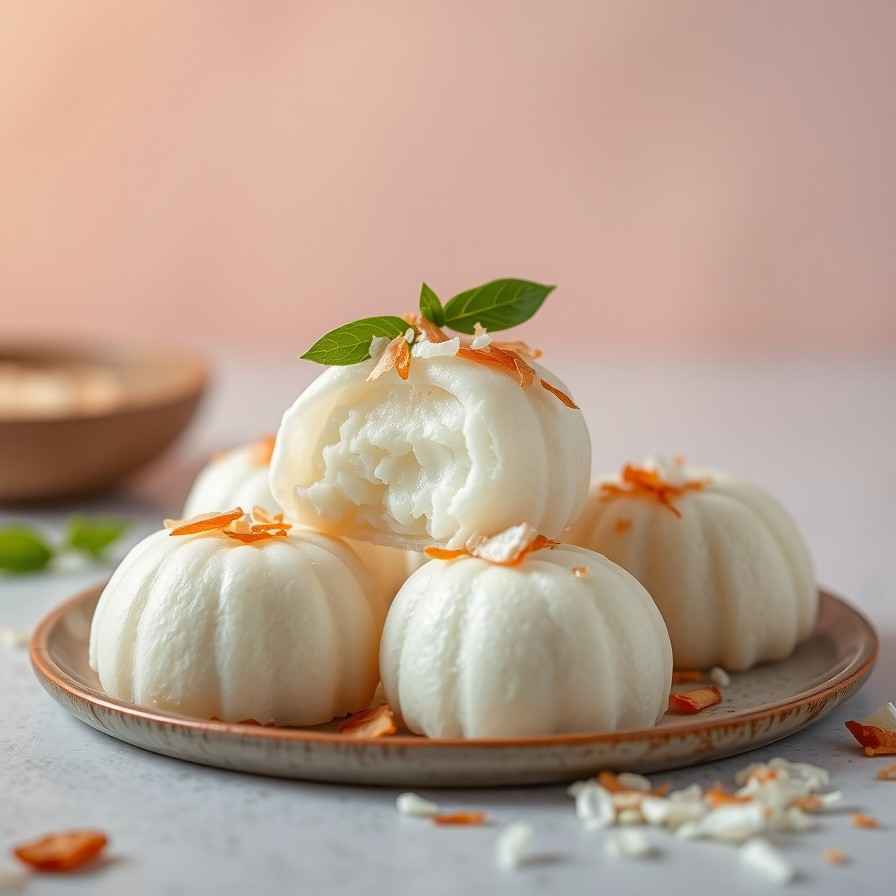 Kuih Koci - Easy Coconut Milk Dessert Recipe